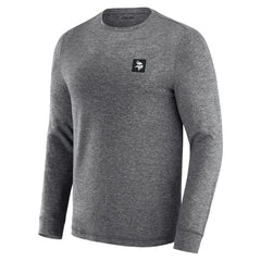 Minnesota Vikings J. Palmer Four Down Long Sleeve T-Shirt Heather Black | NFL