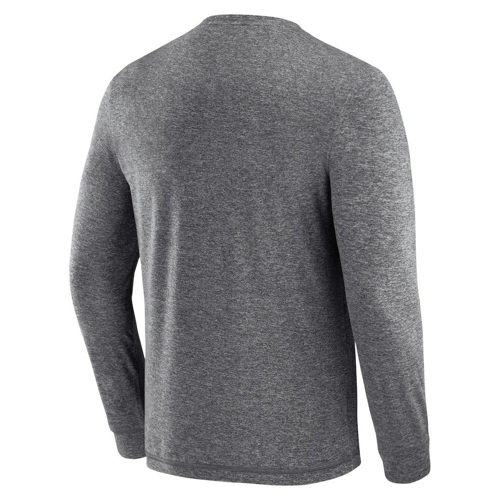 Minnesota Vikings J. Palmer Four Down Long Sleeve T-Shirt Heather Black | NFL