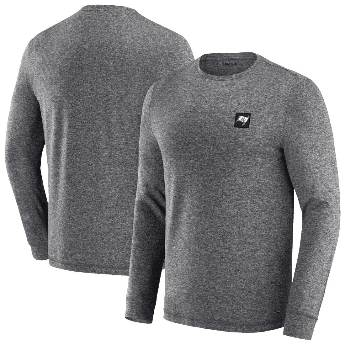 Tampa Bay Buccaneers J. Palmer Four Down Long Sleeve T-Shirt Heather Black | NFL