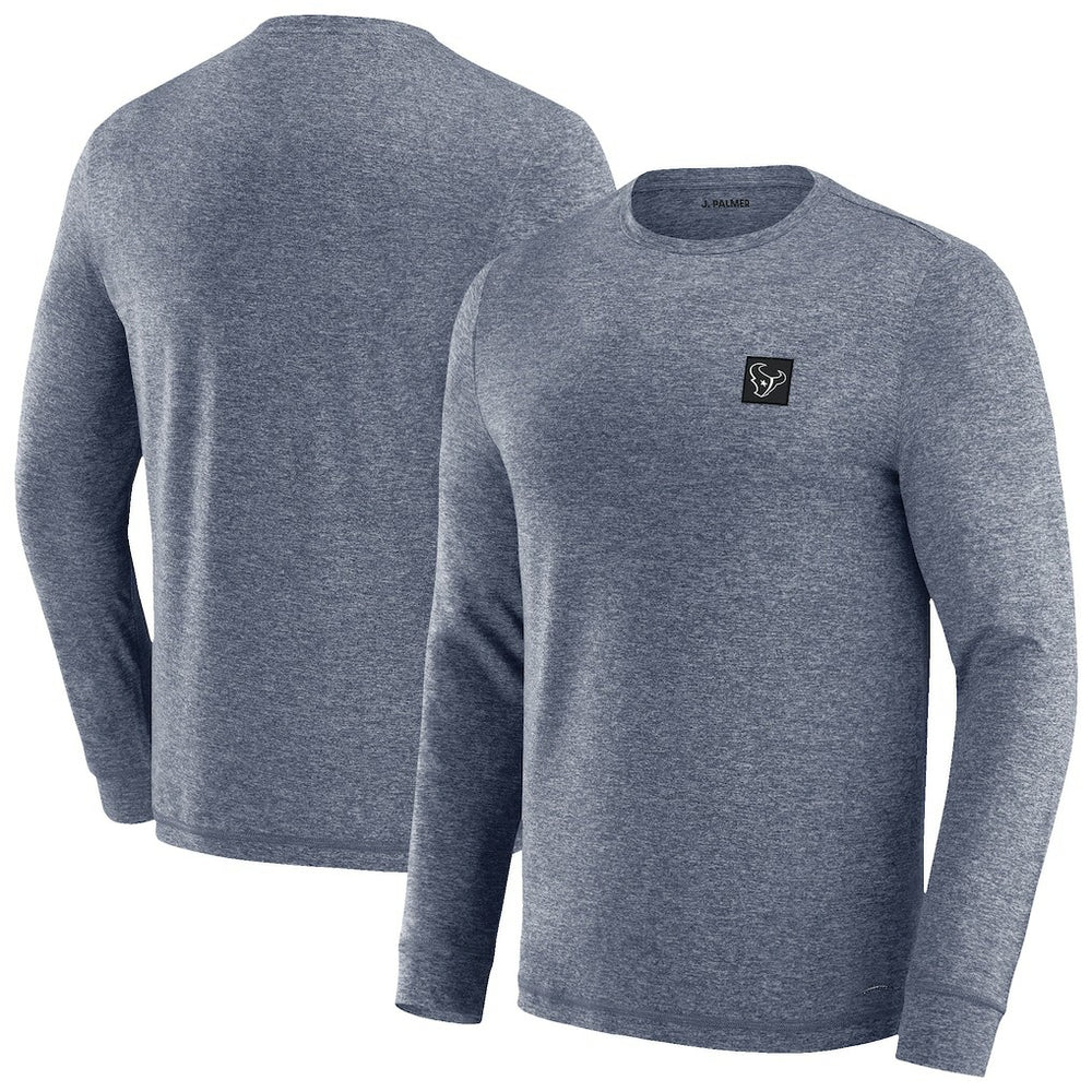Houston Texans J. Palmer Four Down Long Sleeve T-Shirt Navy | NFL