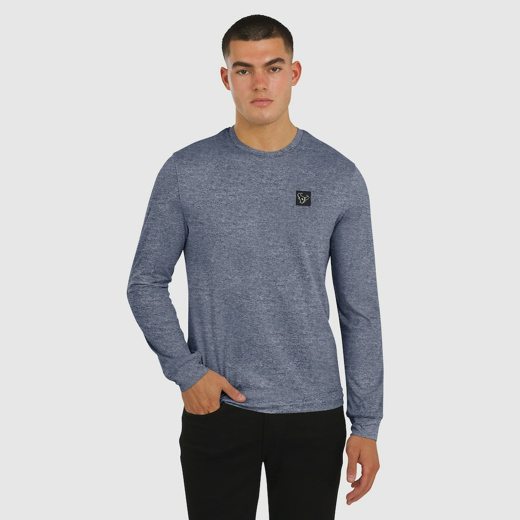 Houston Texans J. Palmer Four Down Long Sleeve T-Shirt Navy | NFL