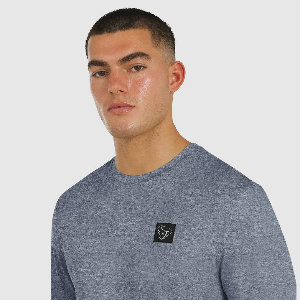 Houston Texans J. Palmer Four Down Long Sleeve T-Shirt Navy | NFL