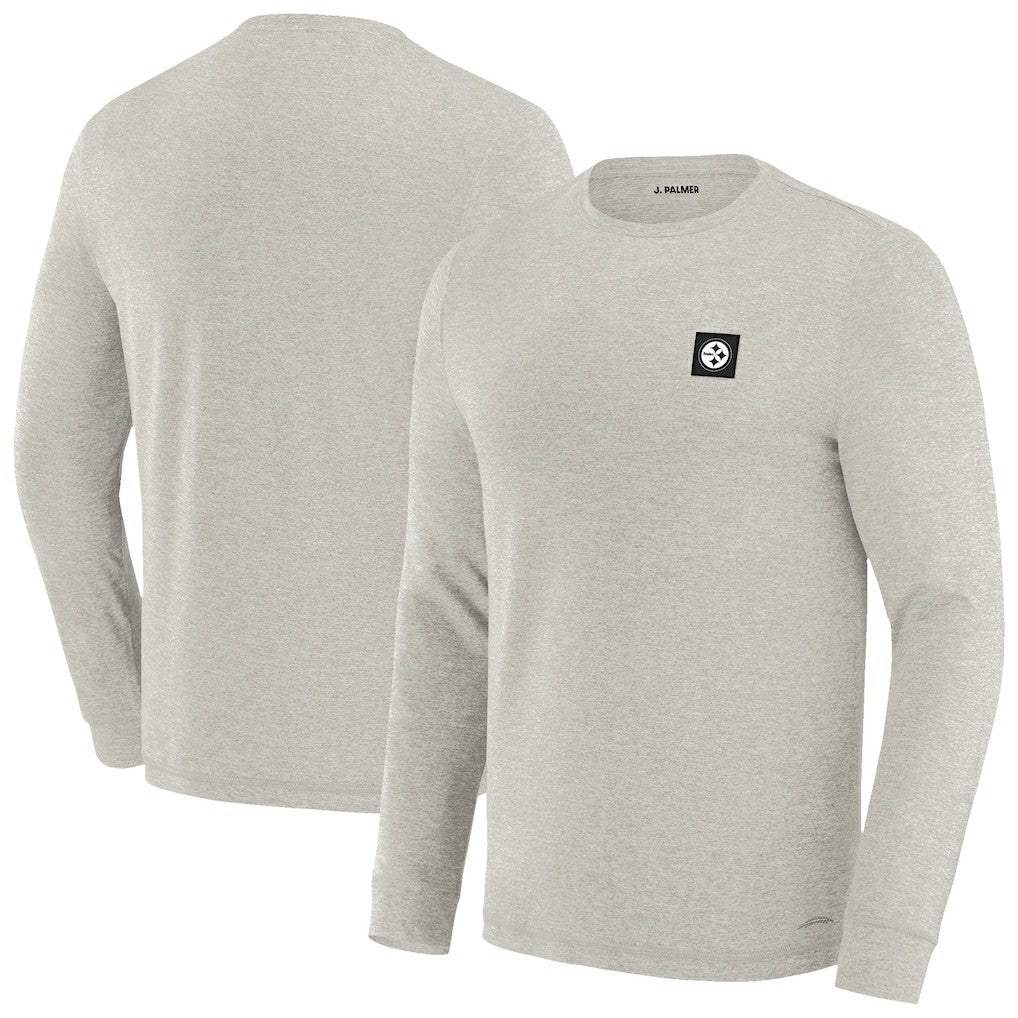 Pittsburgh Steelers J. Palmer Four Down Long Sleeve T-Shirt Gray | NFL