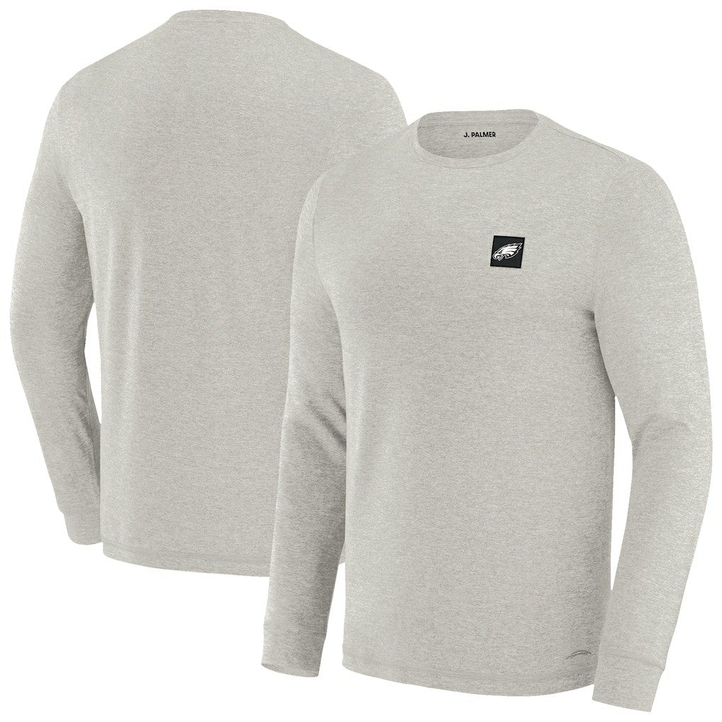 Philadelphia Eagles J. Palmer Four Down Long Sleeve T-Shirt Gray | NFL