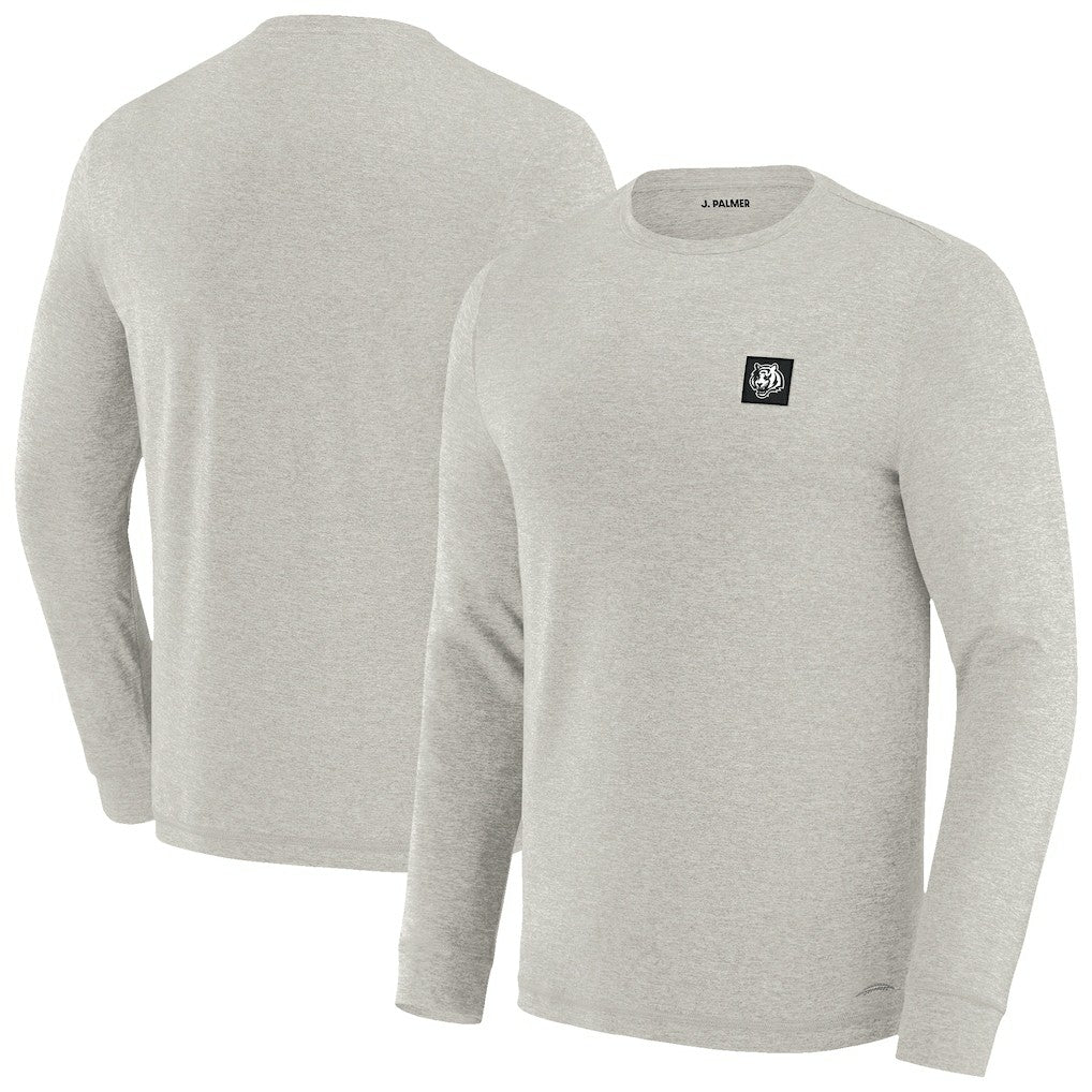 Cincinnati Bengals J. Palmer Four Down Long Sleeve T-Shirt Gray | NFL