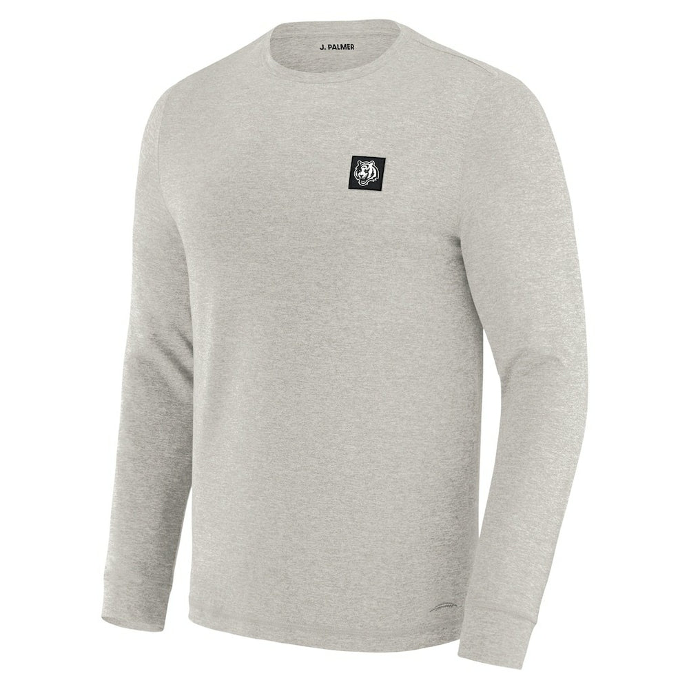 Cincinnati Bengals J. Palmer Four Down Long Sleeve T-Shirt Gray | NFL