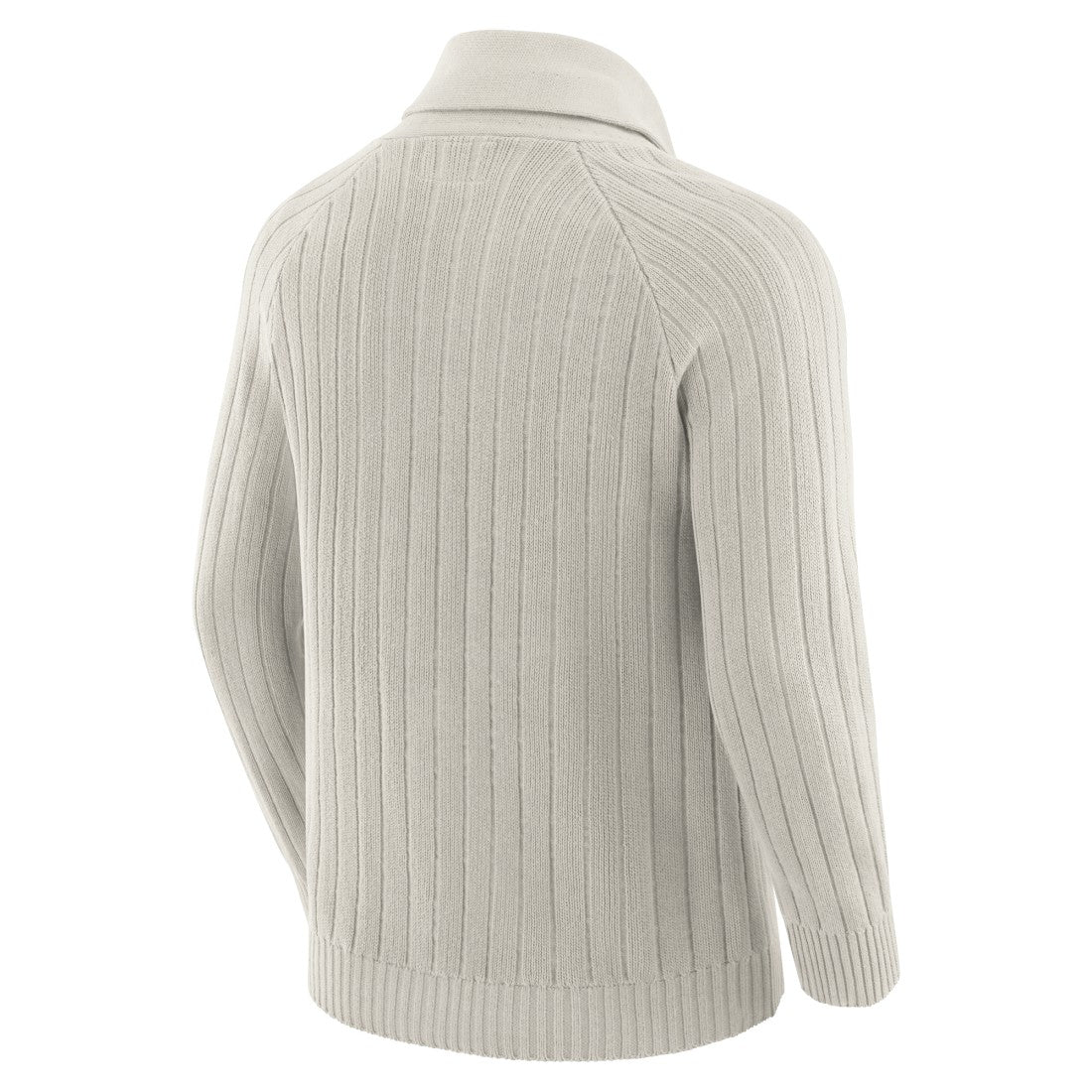 New York Jets J. Palmer The Playmaker Cardigan Raglan Sweater Gray | NFL