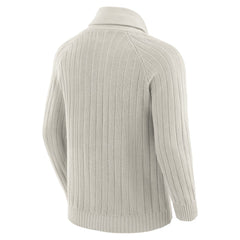 New York Jets J. Palmer The Playmaker Cardigan Raglan Sweater Gray | NFL
