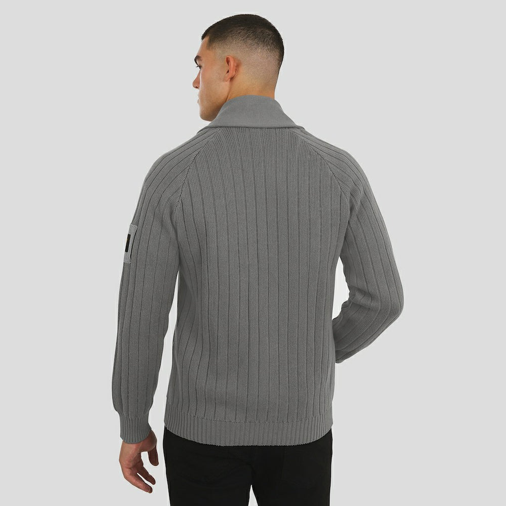Washington Commanders J. Palmer The Playmaker Cardigan Raglan Sweater Graphite | NFL
