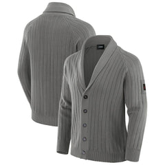 Buffalo Bills J. Palmer The Playmaker Cardigan Raglan Sweater Graphite | NFL