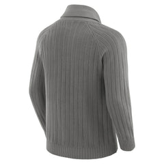 Buffalo Bills J. Palmer The Playmaker Cardigan Raglan Sweater Graphite | NFL