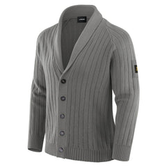 Minnesota Vikings J. Palmer The Playmaker Cardigan Raglan Sweater Graphite | NFL