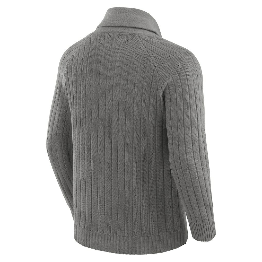 Pittsburgh Steelers J. Palmer The Playmaker Cardigan Raglan Sweater Graphite | NFL