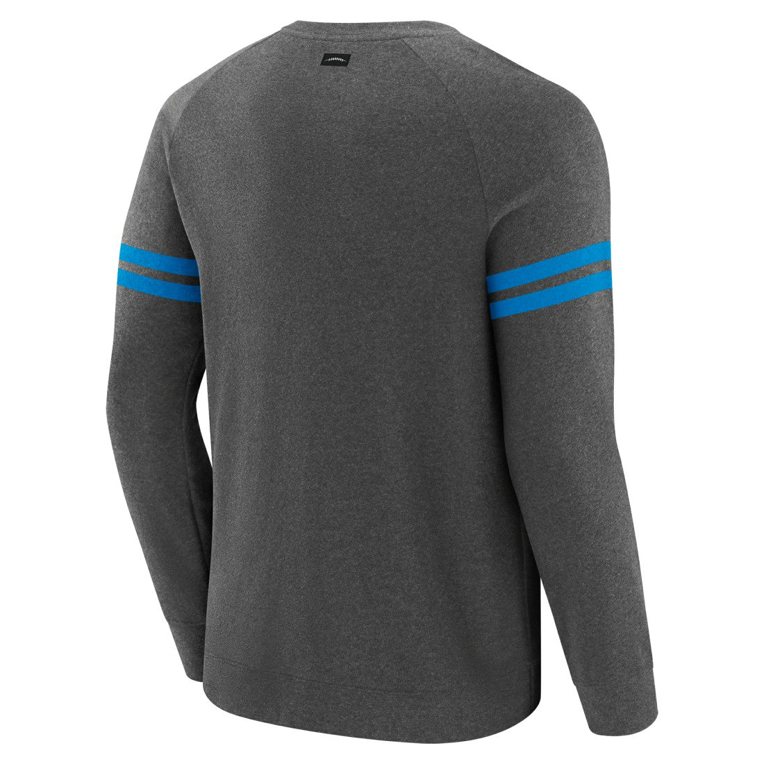 Detroit Lions J. Palmer Players Lounge Raglan Tri-Blend Sweatshirt Dark Heather Gray | NFL