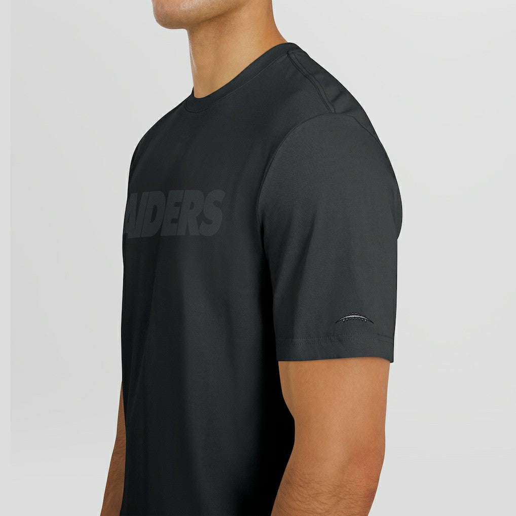 Las Vegas Raiders J. Palmer Play Action Tri-Blend Performance T-Shirt Black | NFL