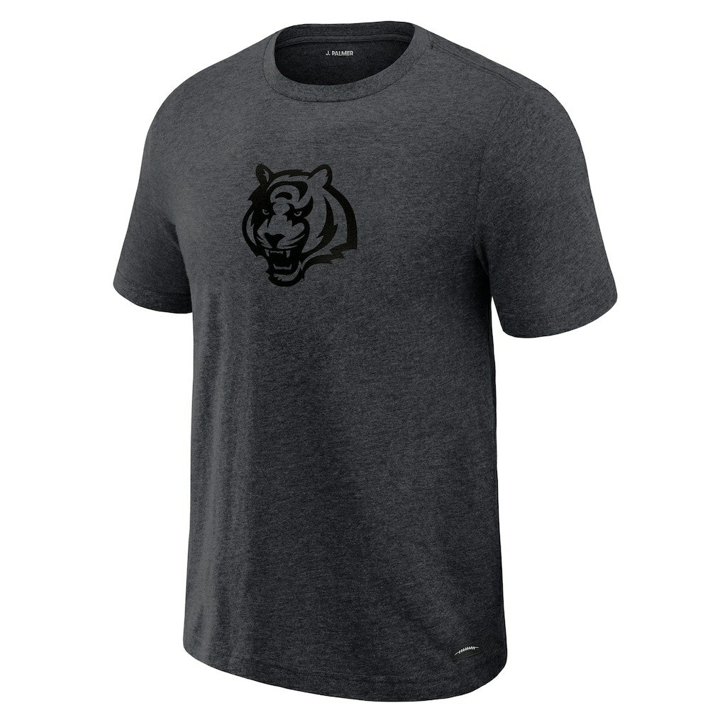 Cincinnati Bengals J. Palmer Players Lounge Tri-Blend T-Shirt Graphite | NFL