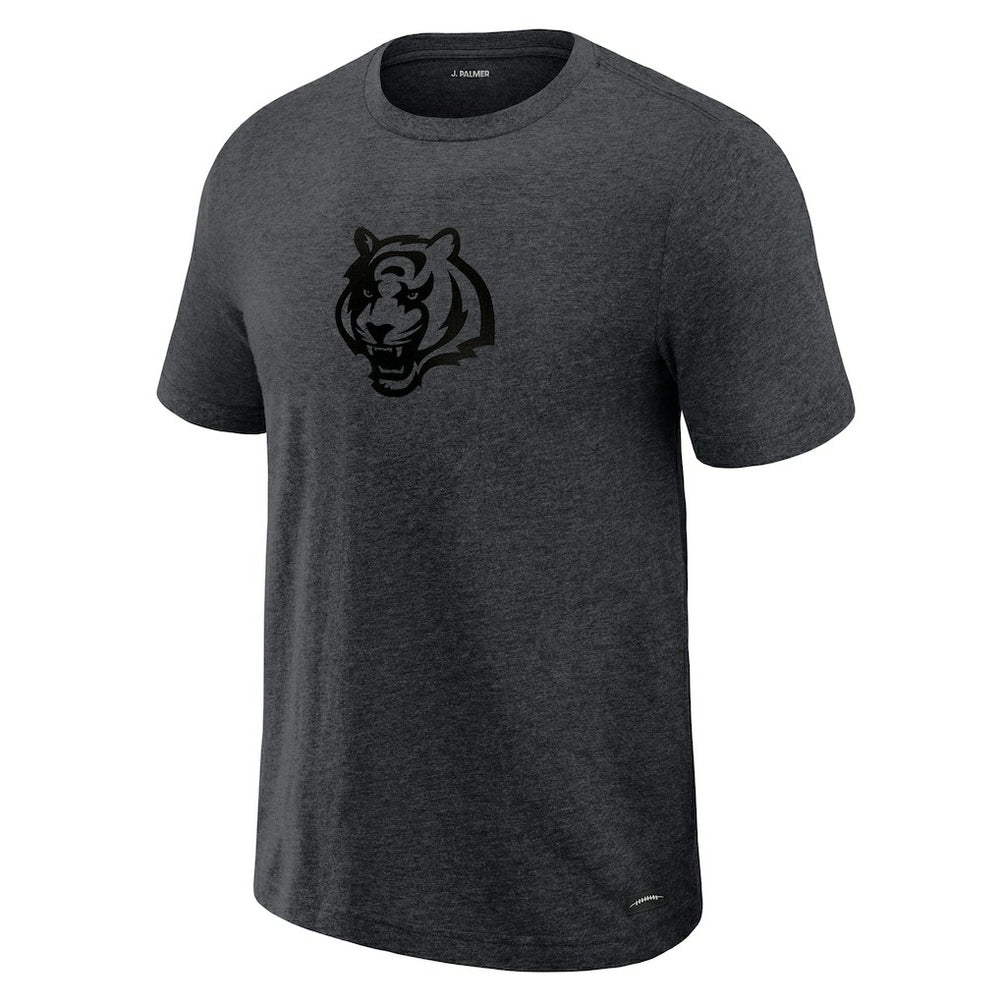 Cincinnati Bengals J. Palmer Players Lounge Tri-Blend T-Shirt Graphite | NFL