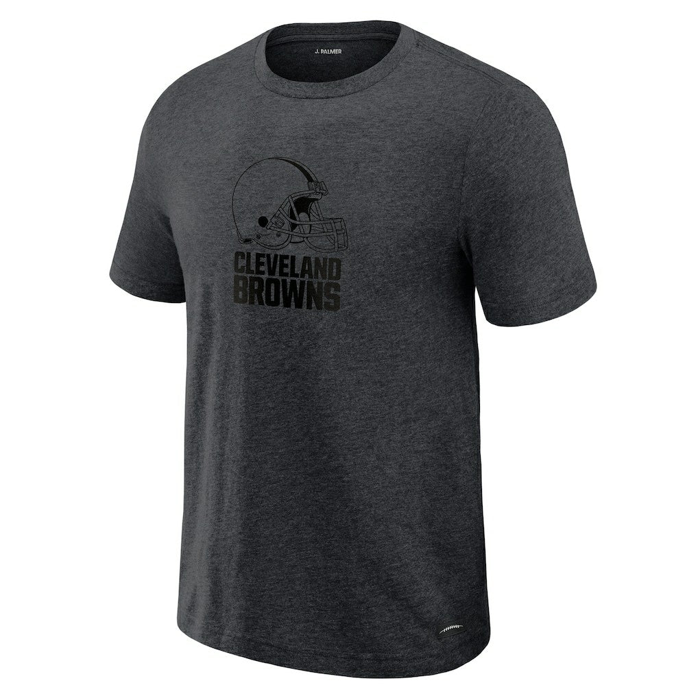 Cleveland Browns J. Palmer Players Lounge Tri-Blend T-Shirt Graphite | NFL