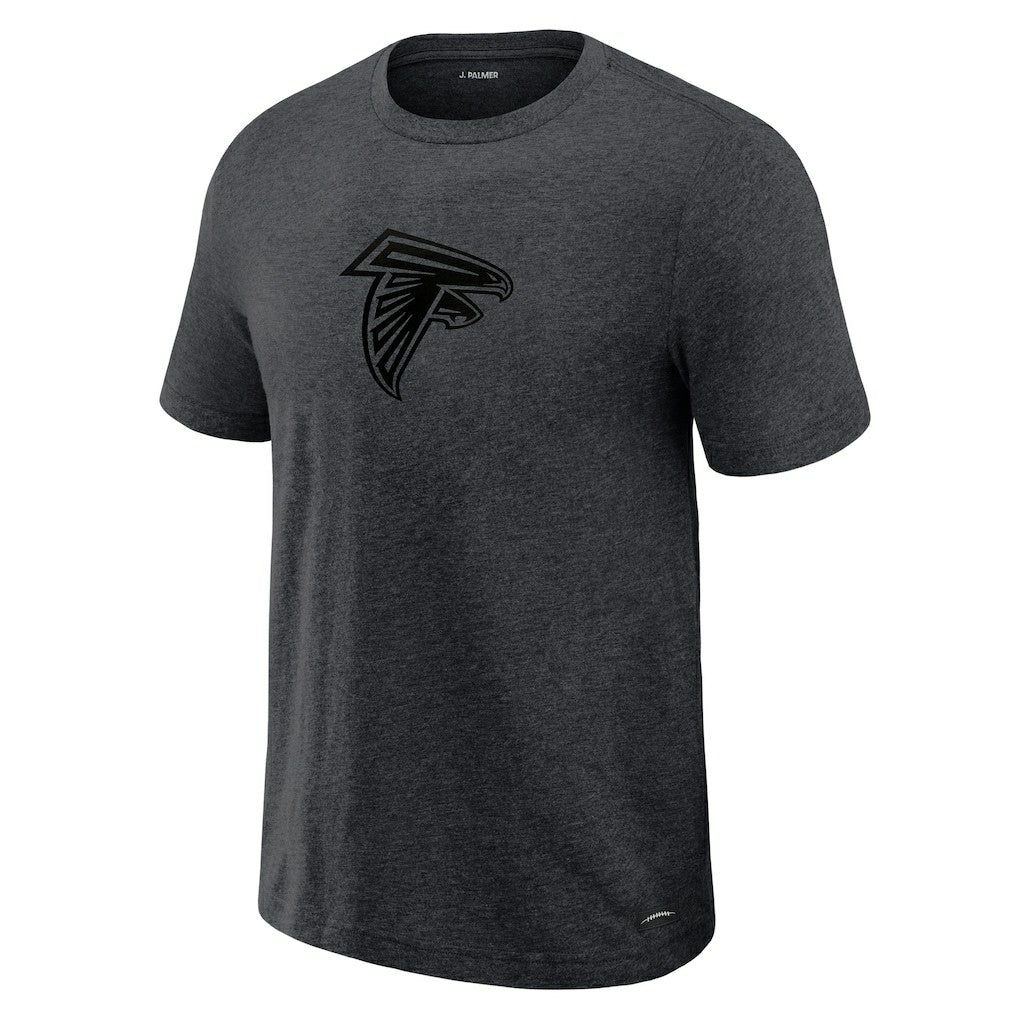 Atlanta Falcons J. Palmer Players Lounge Tri-Blend T-Shirt Graphite | NFL