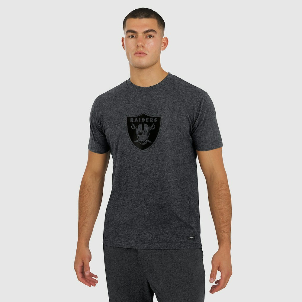 Las Vegas Raiders J. Palmer Players Lounge Tri-Blend T-Shirt Graphite | NFL