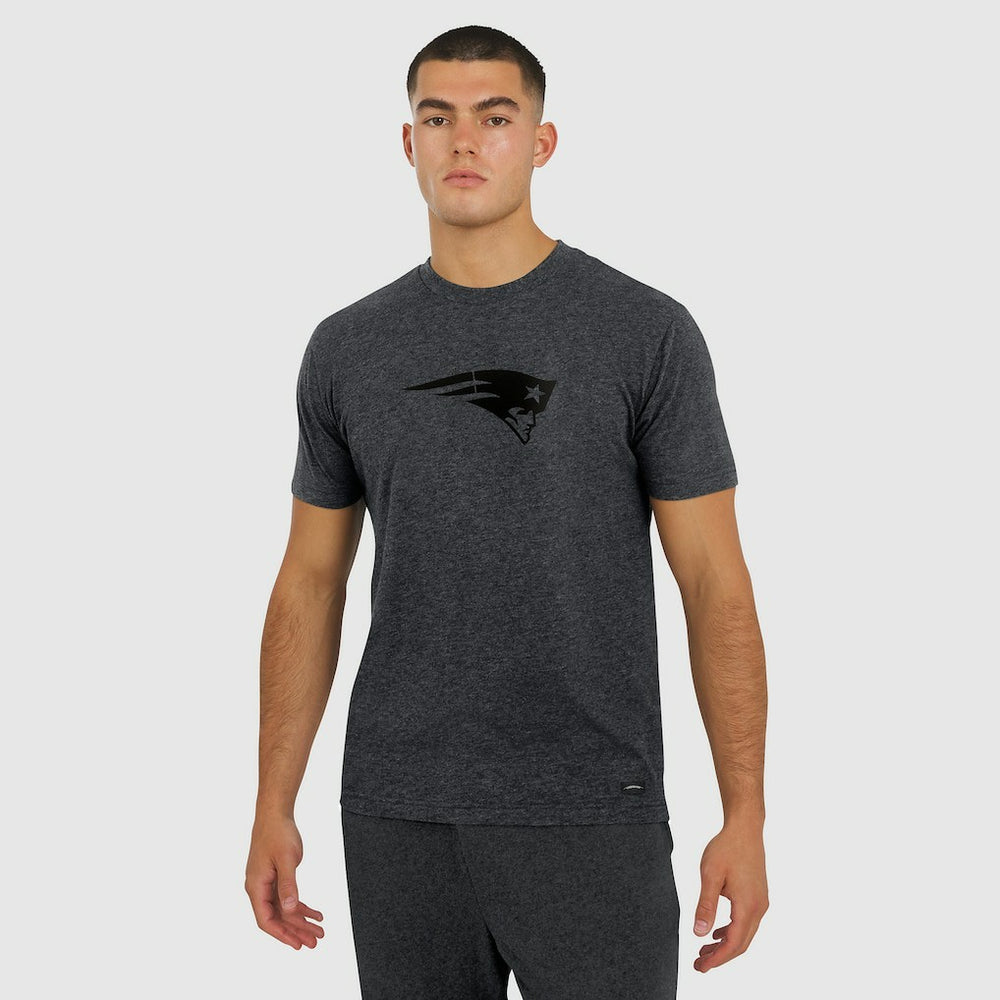 New England Patriots J. Palmer Players Lounge Tri-Blend T-Shirt Graphite | NFL