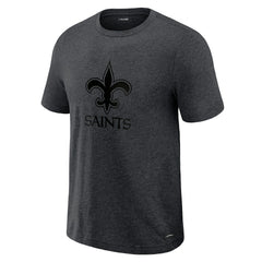 New Orleans Saints J. Palmer Players Lounge Tri-Blend T-Shirt Graphite | NFL