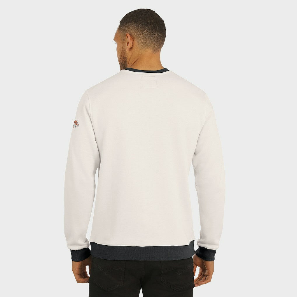 Cincinnati Bengals Darius Rucker Collection Colorblock Pullover Sweatshirt Cream | Fanatics