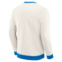 Detroit Lions Darius Rucker Collection Colorblock Pullover Sweatshirt Cream | Fanatics