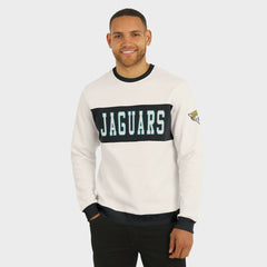 Jacksonville Jaguars Darius Rucker Collection Colorblock Pullover Sweatshirt Cream | Fanatics