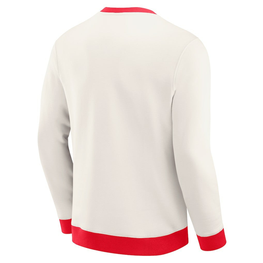Kansas City Chiefs Darius Rucker Collection Colorblock Pullover Sweatshirt Cream | Fanatics