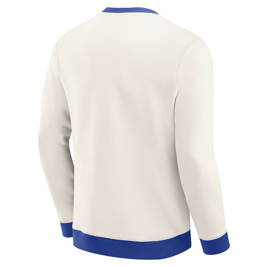 Los Angeles Rams Darius Rucker Collection Colorblock Pullover Sweatshirt Cream | Fanatics
