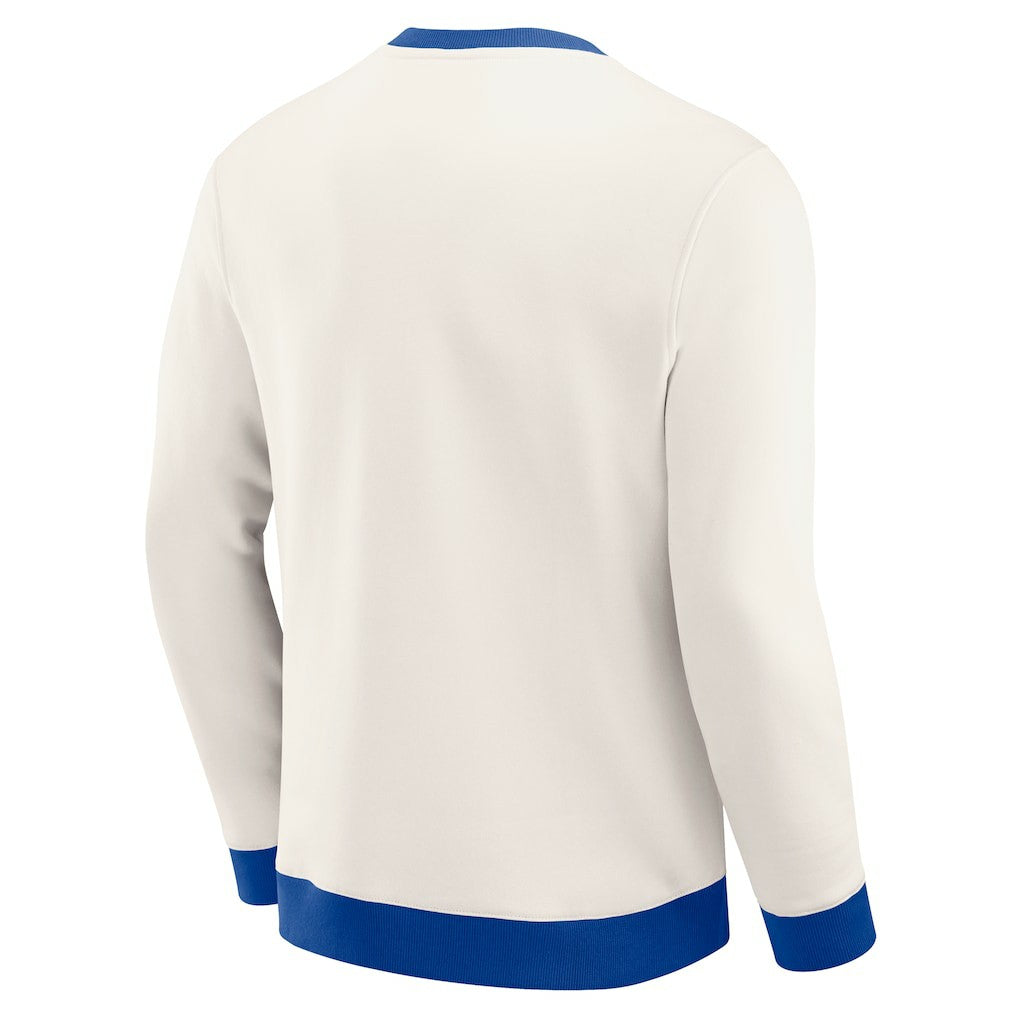 Buffalo Bills Darius Rucker Collection Colorblock Pullover Sweatshirt Cream | Fanatics