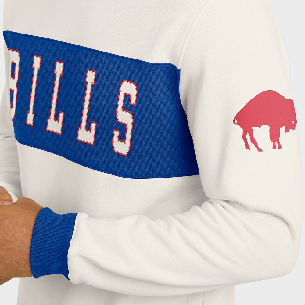 Buffalo Bills Darius Rucker Collection Colorblock Pullover Sweatshirt Cream | Fanatics