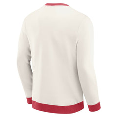 Arizona Cardinals Darius Rucker Collection Colorblock Pullover Sweatshirt Cream | Fanatics