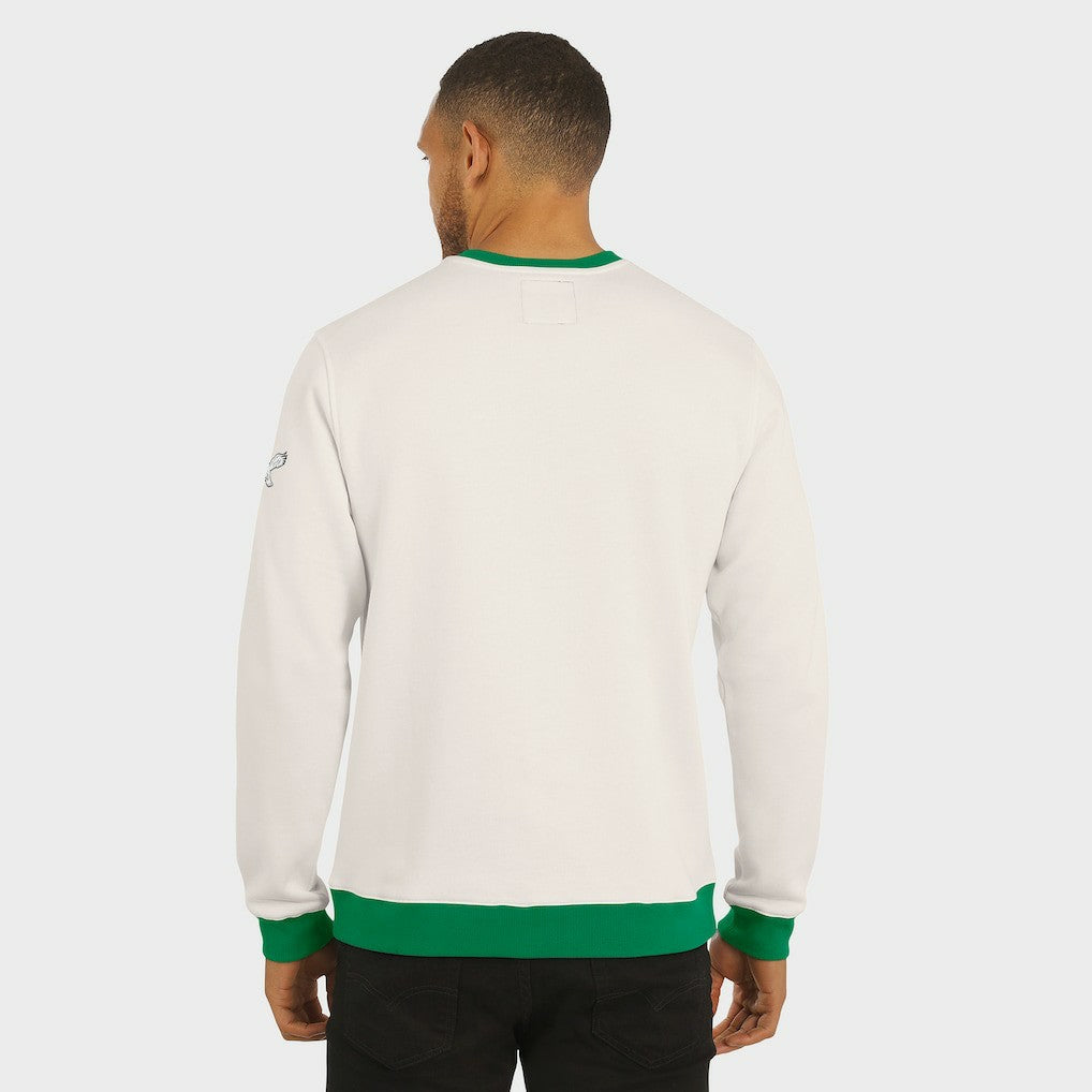 Philadelphia Eagles Darius Rucker Collection Colorblock Pullover Sweatshirt Cream | Fanatics