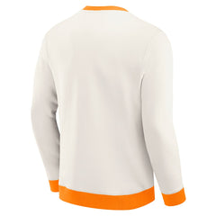 Tampa Bay Buccaneers Darius Rucker Collection Colorblock Pullover Sweatshirt Cream | Fanatics