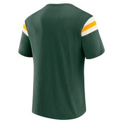 Green Bay Packers Darius Rucker Collection Football Stripe Sleeve T-Shirt Green | Fanatics