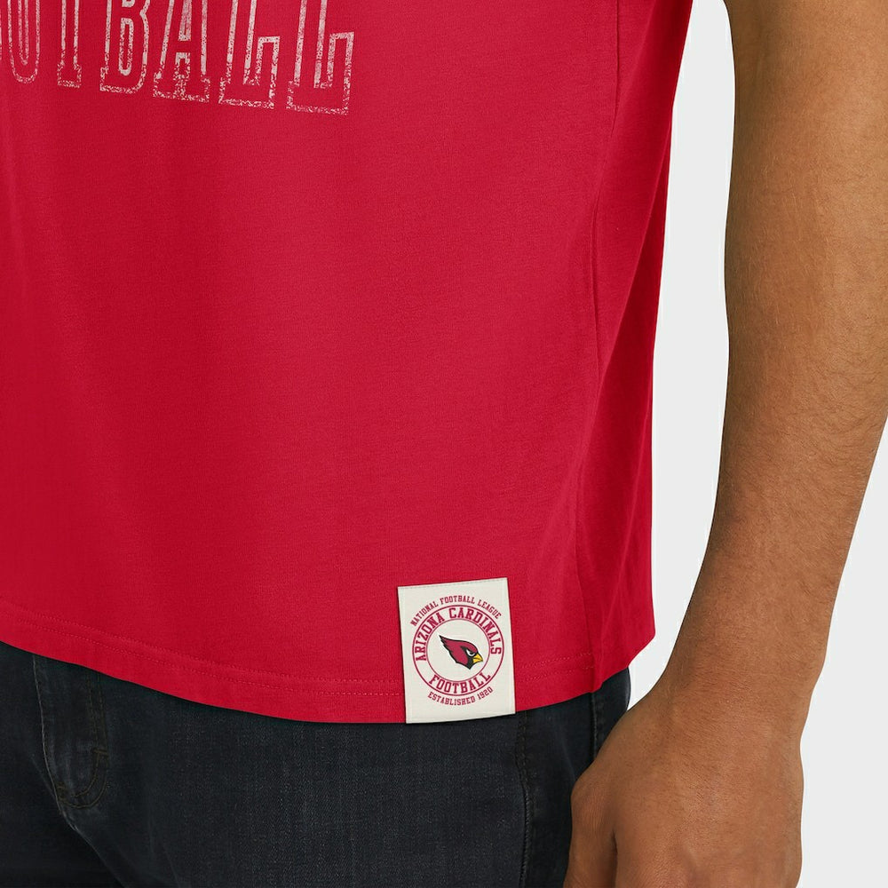 Arizona Cardinals Darius Rucker Collection Football Stripe Sleeve T-Shirt Cardinal | Fanatics