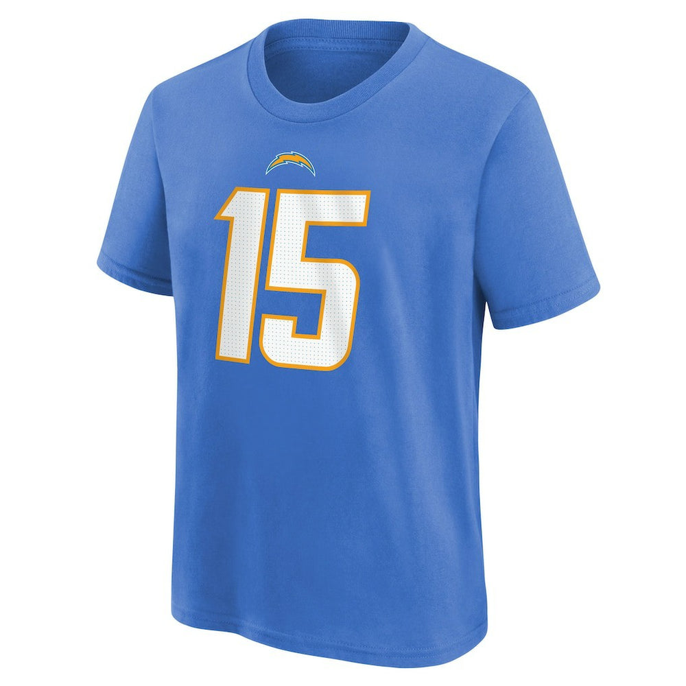 Ladd McConkey Los Angeles Chargers Youth Player Name & Number T-Shirt Powder Blue | Nike for Sale