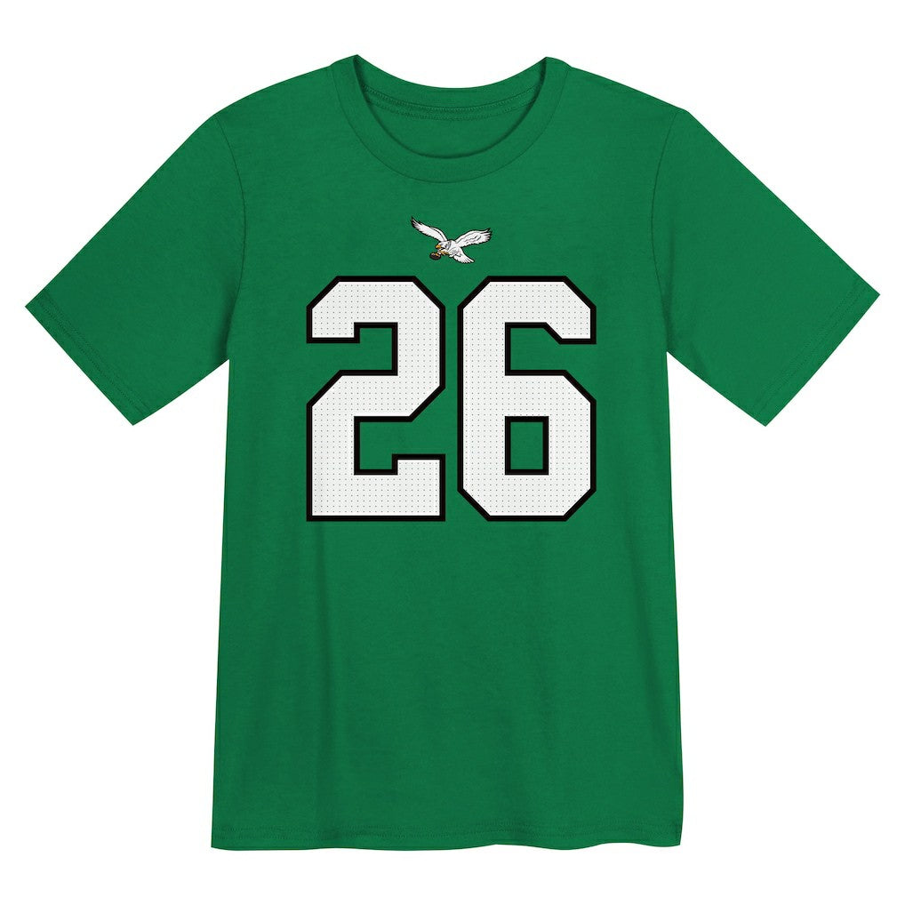 Saquon Barkley Philadelphia Eagles Preschool Player Name & Number T-Shirt Kelly Green | Nike for Sale