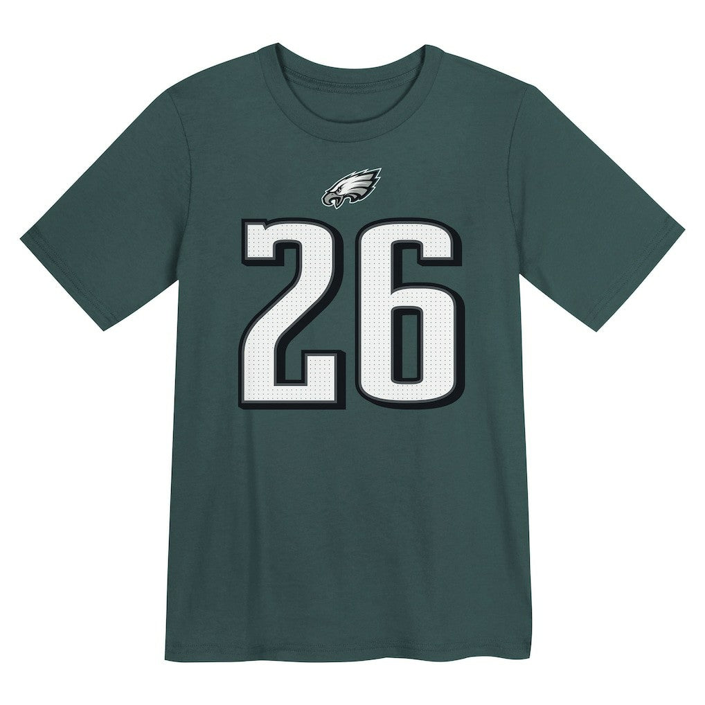 Saquon Barkley Philadelphia Eagles Preschool Player Name & Number T-Shirt Midnight Green | Nike for Sale