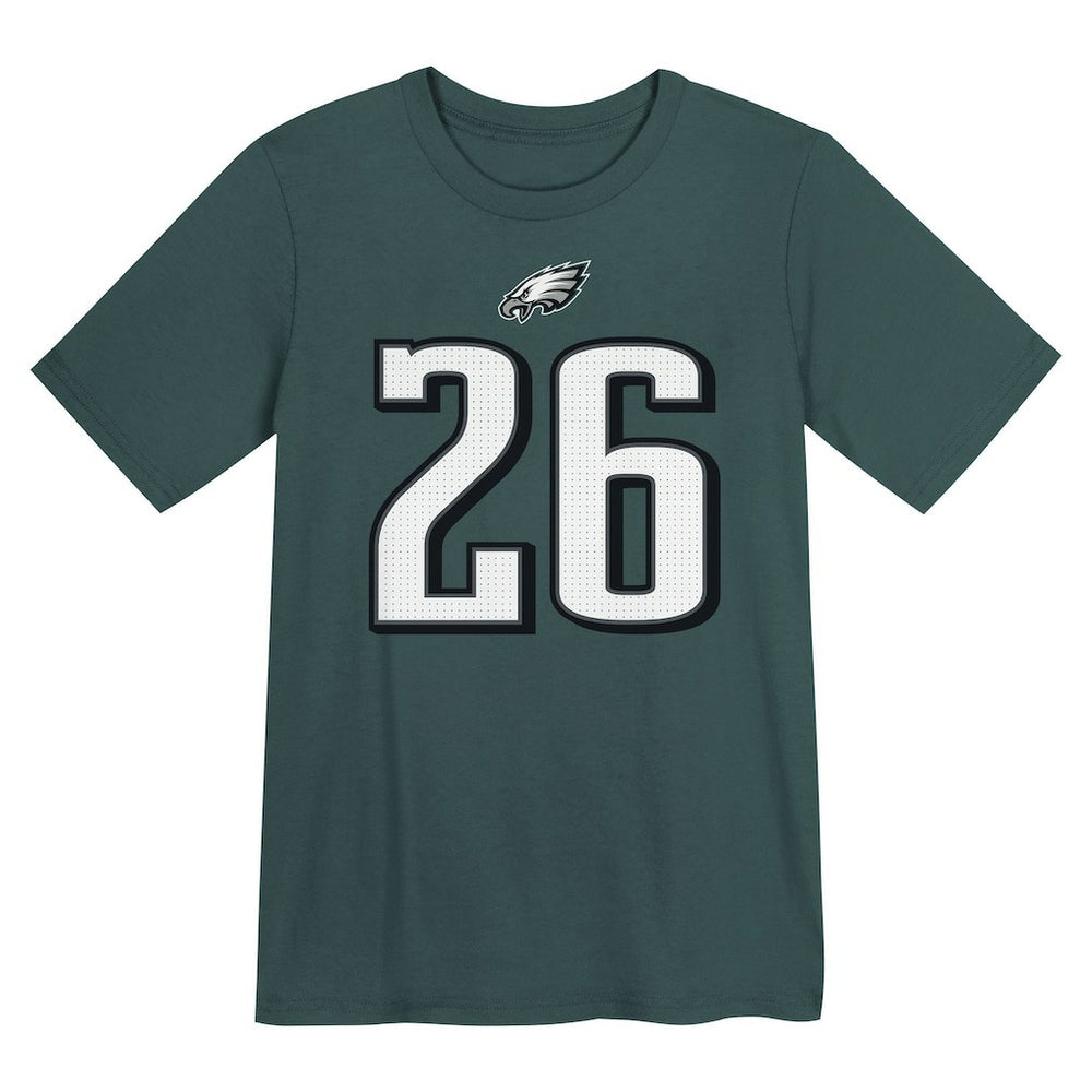 Saquon Barkley Philadelphia Eagles Preschool Player Name & Number T-Shirt Midnight Green | Nike for Sale