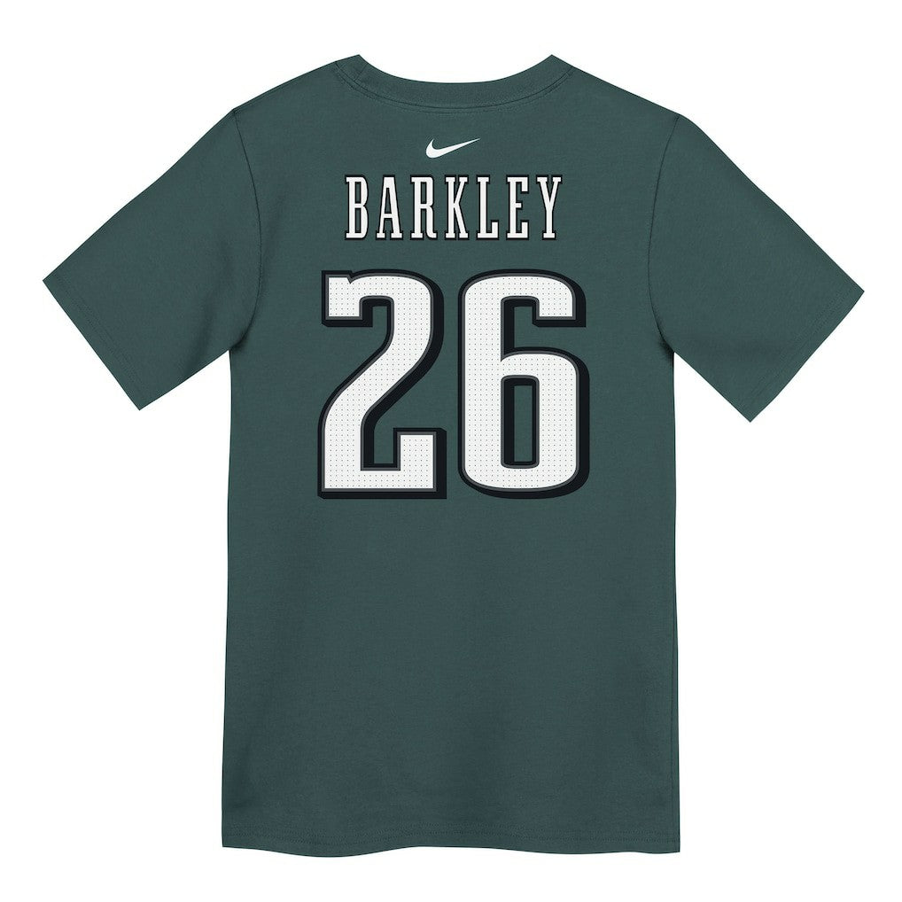 Saquon Barkley Philadelphia Eagles Preschool Player Name & Number T-Shirt Midnight Green | Nike for Sale