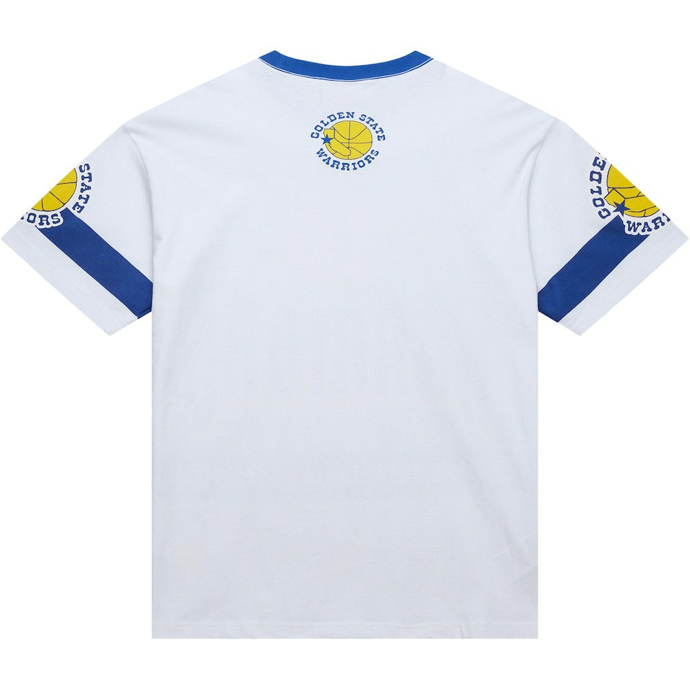 Golden State Warriors Unisex Hardwood Classics Vintage Team Origins Premium T-Shirt White - NBA