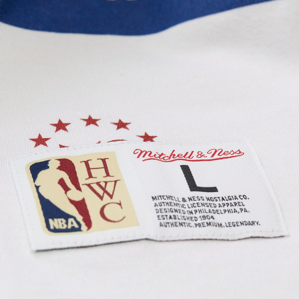 Philadelphia 76ers Unisex Hardwood Classics Vintage Team Origins Premium T-Shirt White - NBA