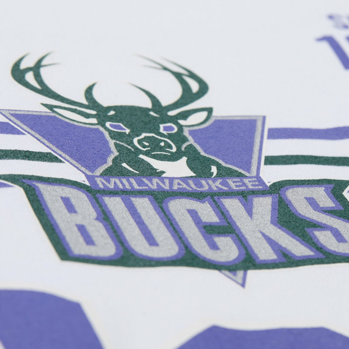 Milwaukee Bucks Unisex Hardwood Classics Vintage Team Origins Premium T-Shirt White - NBA