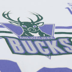 Milwaukee Bucks Unisex Hardwood Classics Vintage Team Origins Premium T-Shirt White - NBA