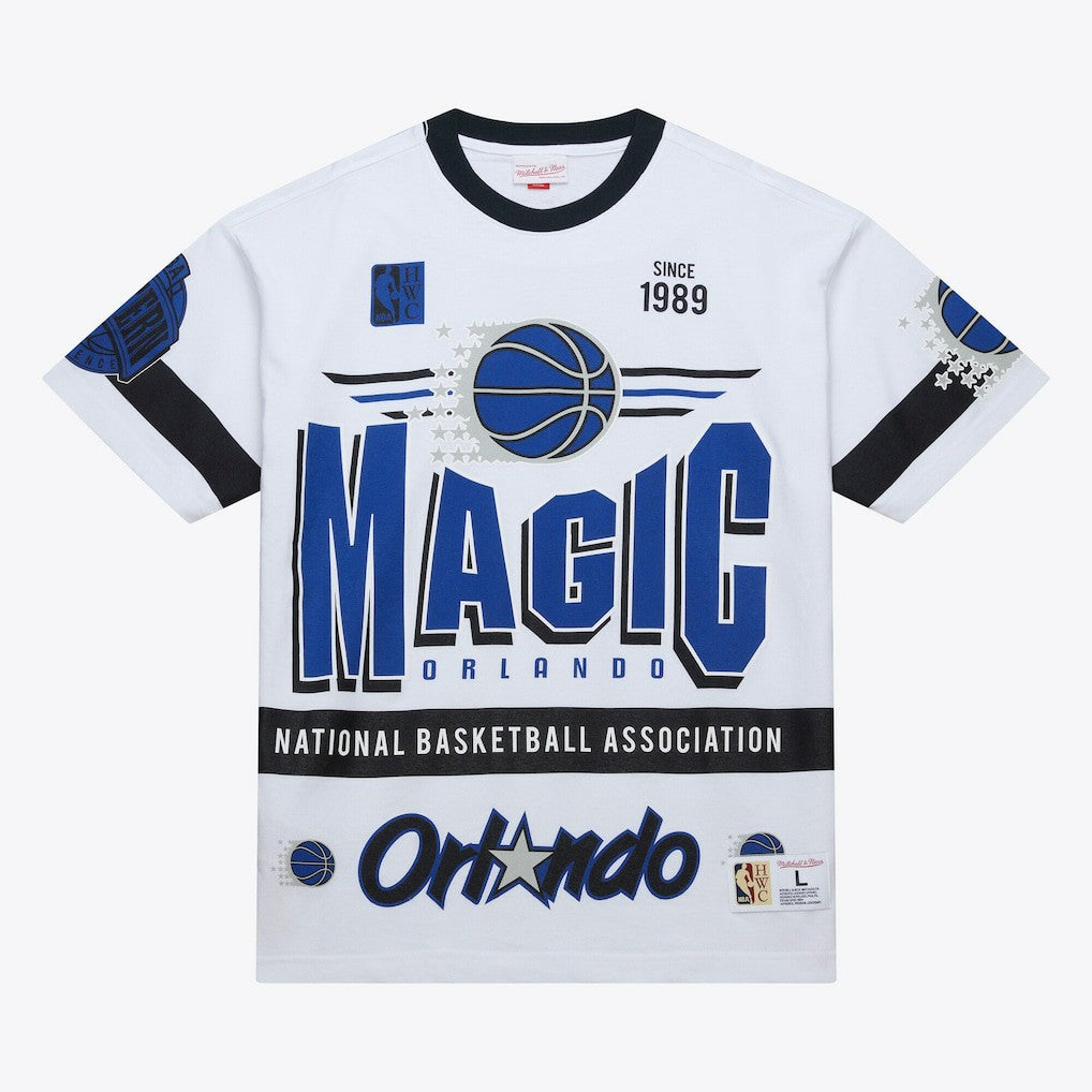 Orlando Magic Unisex Hardwood Classics Vintage Team Origins Premium T-Shirt White - NBA