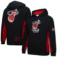 Miami Heat Hardwood Classics Team Origins Fleece Pullover Hoodie Black - NBA