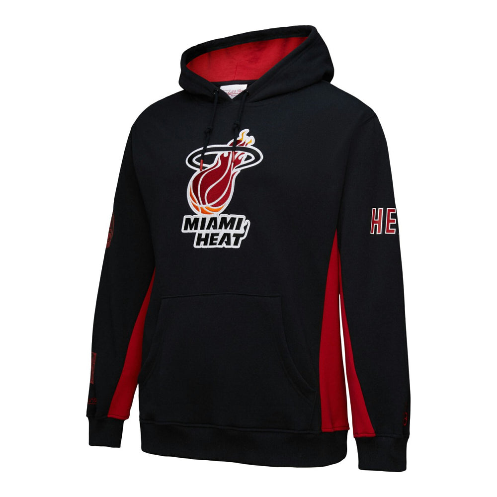 Miami Heat Hardwood Classics Team Origins Fleece Pullover Hoodie Black - NBA